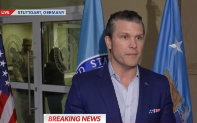Hegseth Denies Trump Peace Push a ‘Betrayal’ of Ukraine
